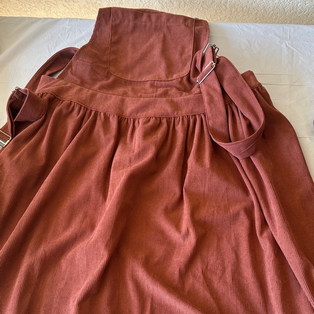 Rust Corduroy Women's Skirt